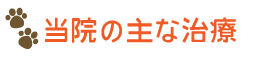 当院の主な治療